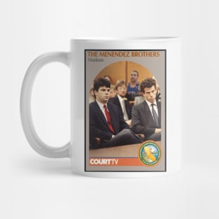 Menendez Brothers Basketball Card (Reversed with Mark Jackson) Mug